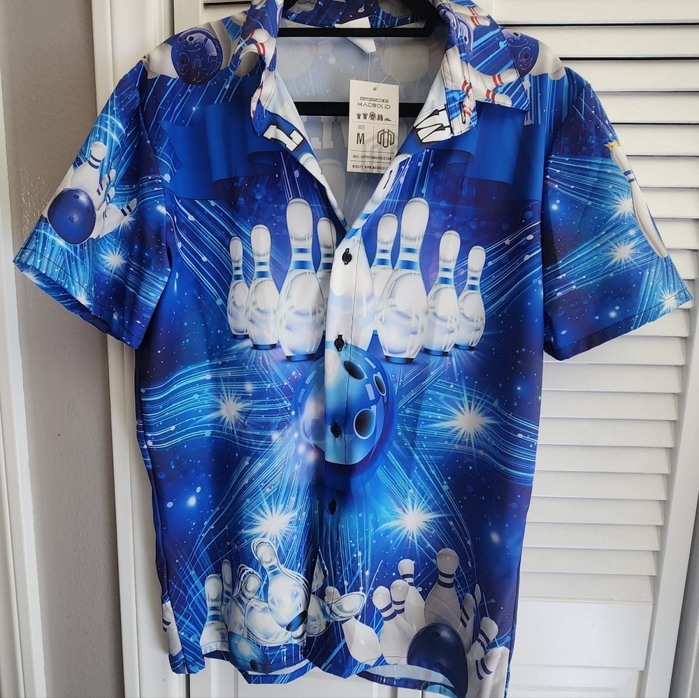 NWT Bowling Shirt M